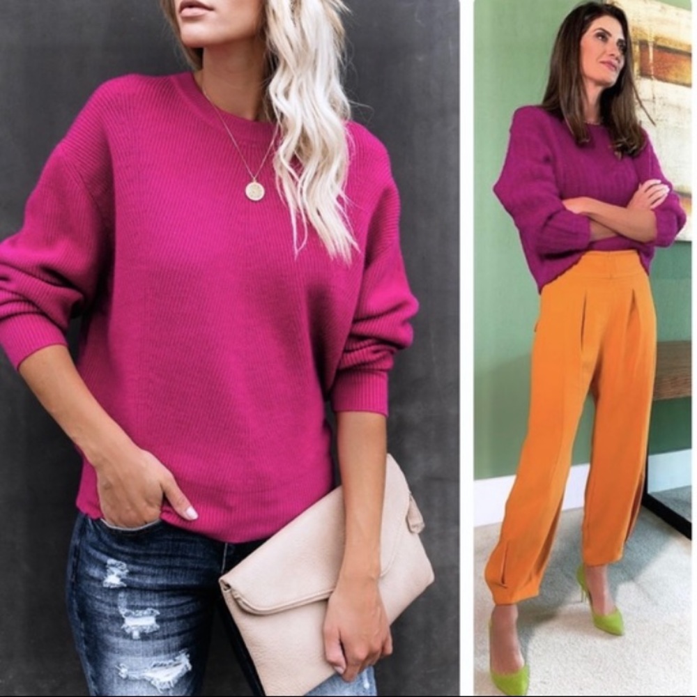 Splendid Sibyl Waffle Loose Knit Sweater